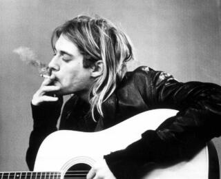Foto Cobain dan Nirvana