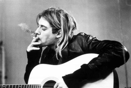 Foto Cobain dan Nirvana