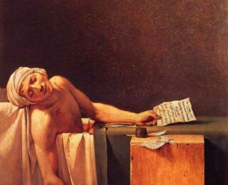 Death of Marat,  Jacques-Louis David