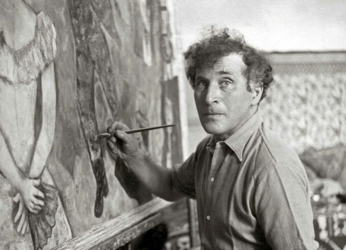 marc chagall - peignant