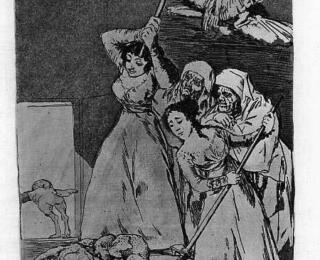 Sketsa Francisco Goya - Los Caprichos 20
