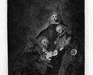 Sketsa Francisco Goya - Los Caprichos 21