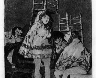 Sketsa Francisco Goya - Los Caprichos 26