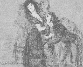 Sketsa Francisco Goya - Los Caprichos 27