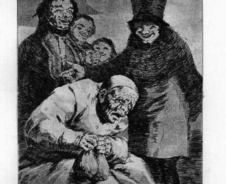 Sketsa Francisco Goya - Los Caprichos 30