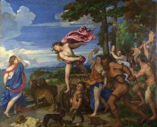 Bacchus and Ariadne, Lukisan Titian