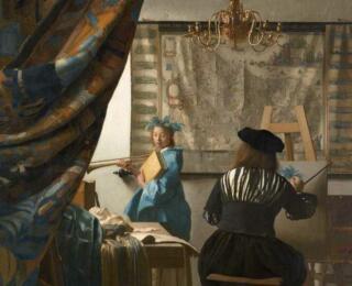 Lukisan Johannes Vermeer - The Allegory of Painting
