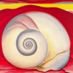 Red Hill and White Shell, 1938 by Georgia O’Keeffe